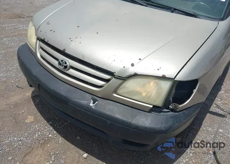 2002 Toyota Sienna Ce z USA, uszkodzony, nr VIN 4T3ZF19C22U451177